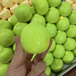 Alternative view of Crunchy sound color-changing lemon handmade  anti-stress squishy toy