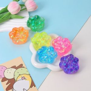 Cat paw squishy sugar texture slow rising with 12 pieces whole box