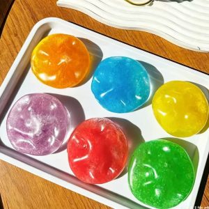 Slushy moldable ball smooth skin hand made 6 colors