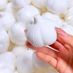 Crunchy garlic crispy sound handmade soft squeeze anti-stress squishy toy