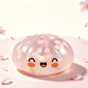 Sakura dumplings soft texture anti-stress squishy toy