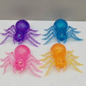Spider sugar texture slow-rising 12 pieces 4 colors mix anti-stress squishy toy