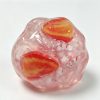 Half coconut oil& half crunchy handmade strawberry design stressed-ball anti-stressed squishy toy