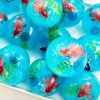 Handmade stressed-ball half slushy half coconut oil with fish anti-stressed squishy toy