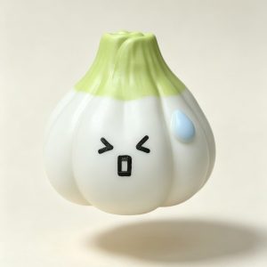 Handmade crunchy emoji garlic fried oil sound handmade soft squeeze anti-stress squishy toy