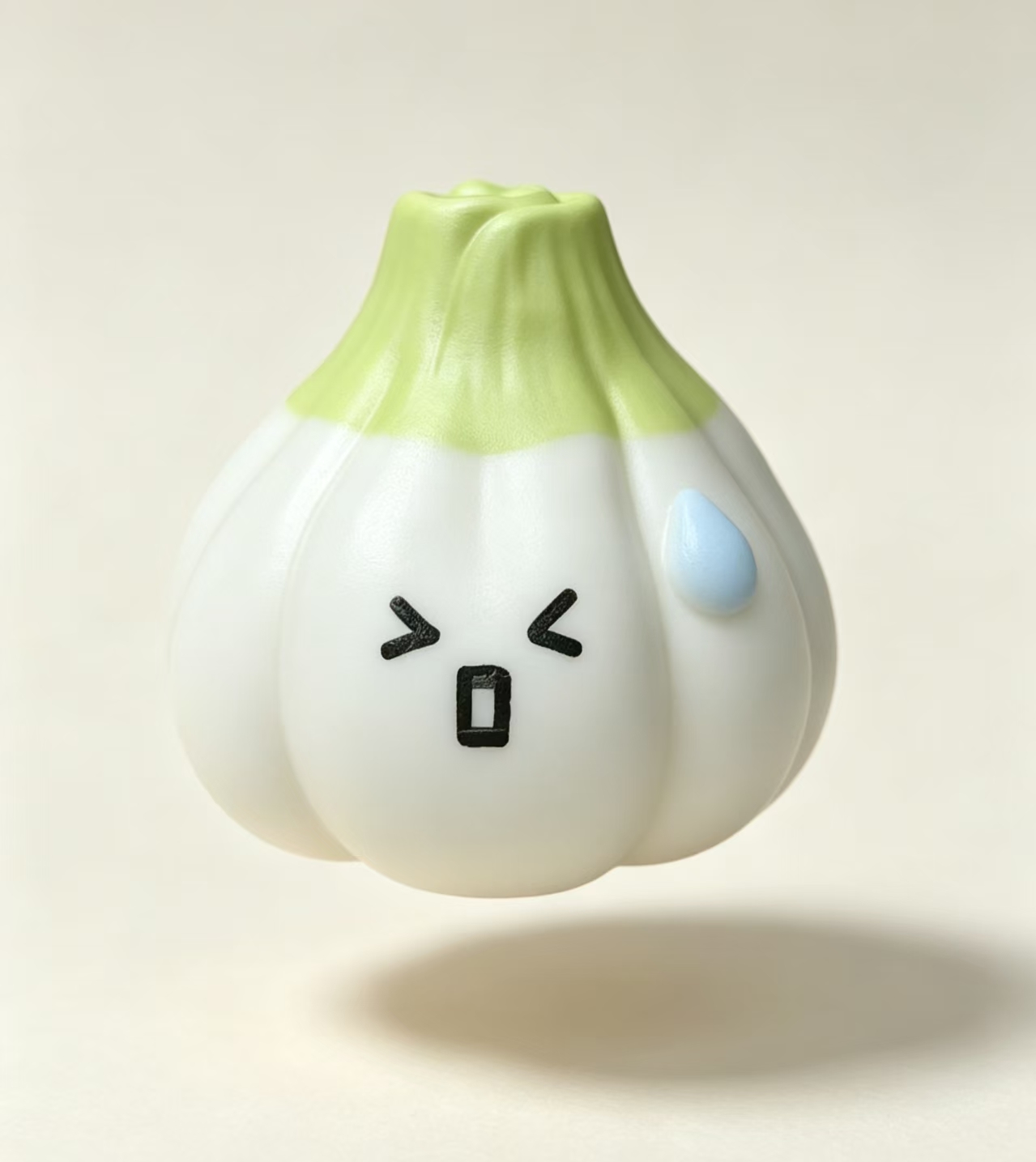 Handmade crunchy emoji garlic fried oil sound handmade soft squeeze anti-stress squishy toy