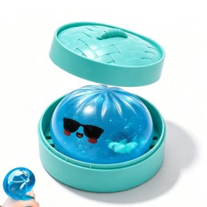 Shark dumplings with shark charms soft texture anti-stress squishy toy