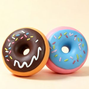 Handmade crunchy doughnut sound soft squeeze anti-stress squishy toy SHIP OUT IN 72 HOURS