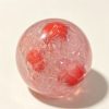 Handmade moldable slushy peach ball soft squezze anti-stress squishy toy