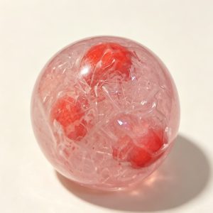 Handmade moldable slushy peach ball soft squezze anti-stress squishy toy