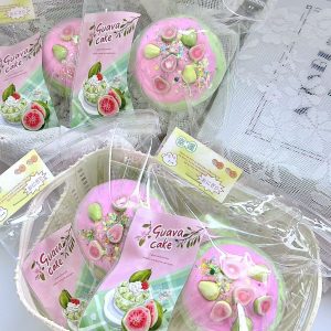 Crunchy guava handmade ball crispy sound soft squeeze anti-stress squishy toy