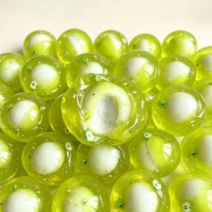 Coconut oil filled with big cracking snow ball slushy sound fidget toys stress relief