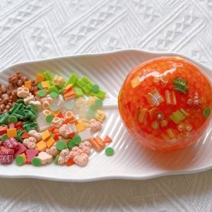 Handmade SOFT rice ball with hot pot charms anti-stress squishy toy SHIP OUT IN 72 HOURS