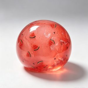 Coconut oil filled with big cracking snow ball slushy sound fidget toys stress relief