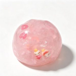 Handmade moldable rice ball witch hk  charms anti-stress squishy toy