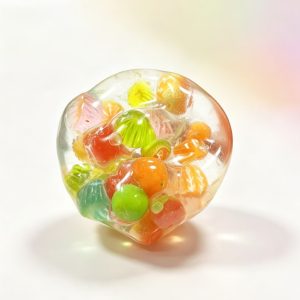 Coconut oil fruit modable fidget toys stress relief