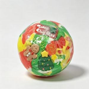Crunchy chrismars handmade ball with ghost charms crispy sound soft squeeze anti-stress squishy toy