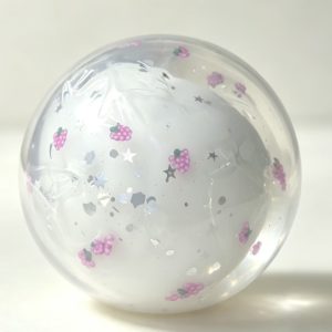 Coconut oil filled with big cracking snow ball slushy sound fidget toys stress relief